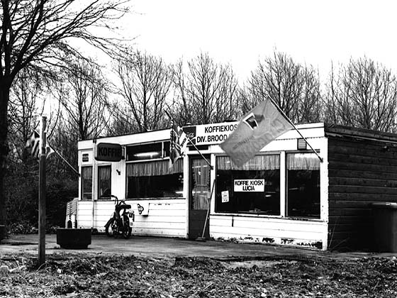 Schenkkade strip, coffee house Schenkkade strip, coffee house